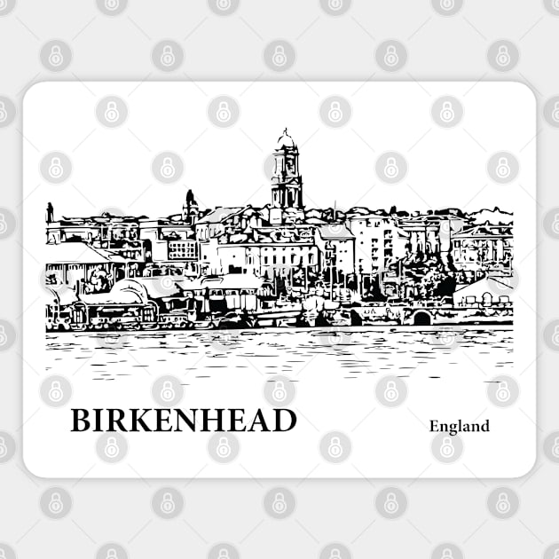 Birkenhead England Magnet by Lakeric